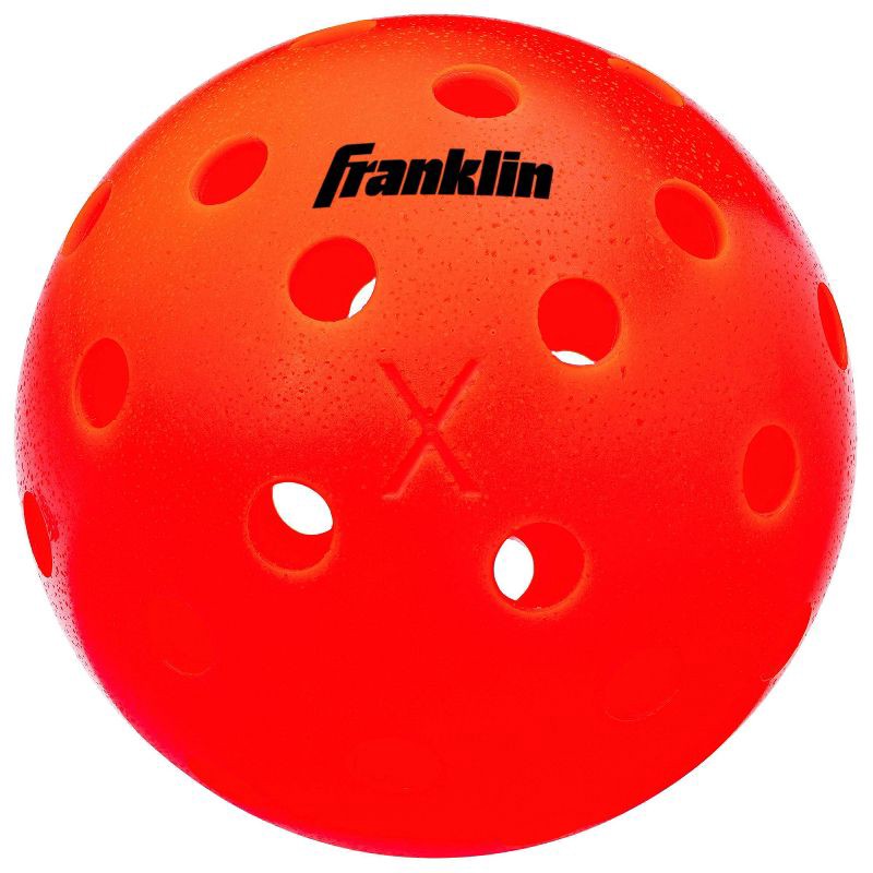 slide 2 of 5, Franklin Sports X-40 Pickleballs 3pk - Ember: Polyethylene Shell, Ages 8+, 3 ct