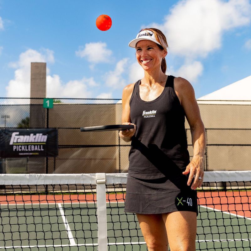 slide 4 of 5, Franklin Sports X-40 Pickleballs 3pk - Ember: Polyethylene Shell, Ages 8+, 3 ct
