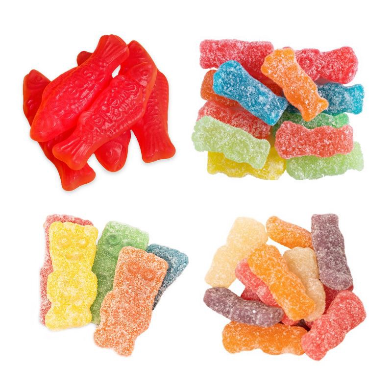 slide 3 of 13, SOUR PATCH KIDS, Swedish Fish Halloween Candy - 49.12oz, 49.12 oz