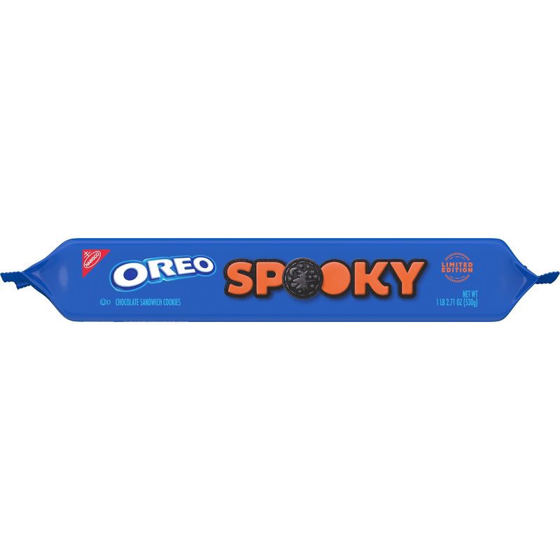 slide 18 of 20, Oreo Halloween Boo! Orange Crème Cookies Family Size - 18.71oz, 18.71 oz