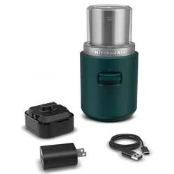 KitchenAid Go Cordless Blade Grinder battery included - Hearth & Hand™ with Magnolia: Coffee Bean & Spice Grinder, Dark Green