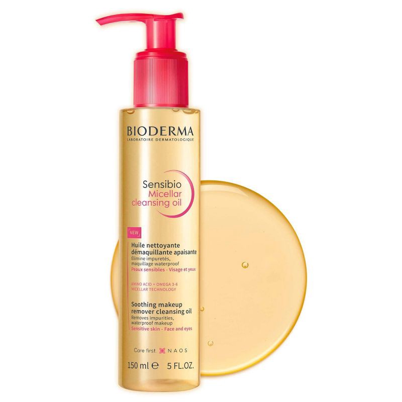 slide 2 of 8, Bioderma Sensibio Micellar Face Cleansing Oil - 5 fl oz, 5 fl oz
