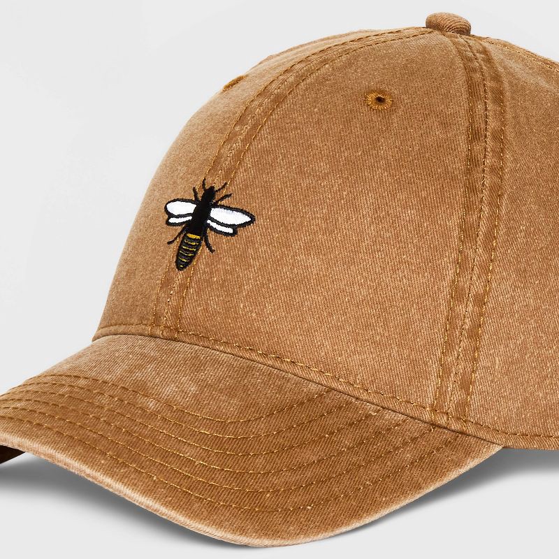 slide 4 of 4, Solo Bee Dad Hat - Mighty Fine Brown, 1 ct