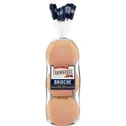 Pepperidge Farm Farmhouse Brioche Hamburger Buns - 13.5oz / 6pk