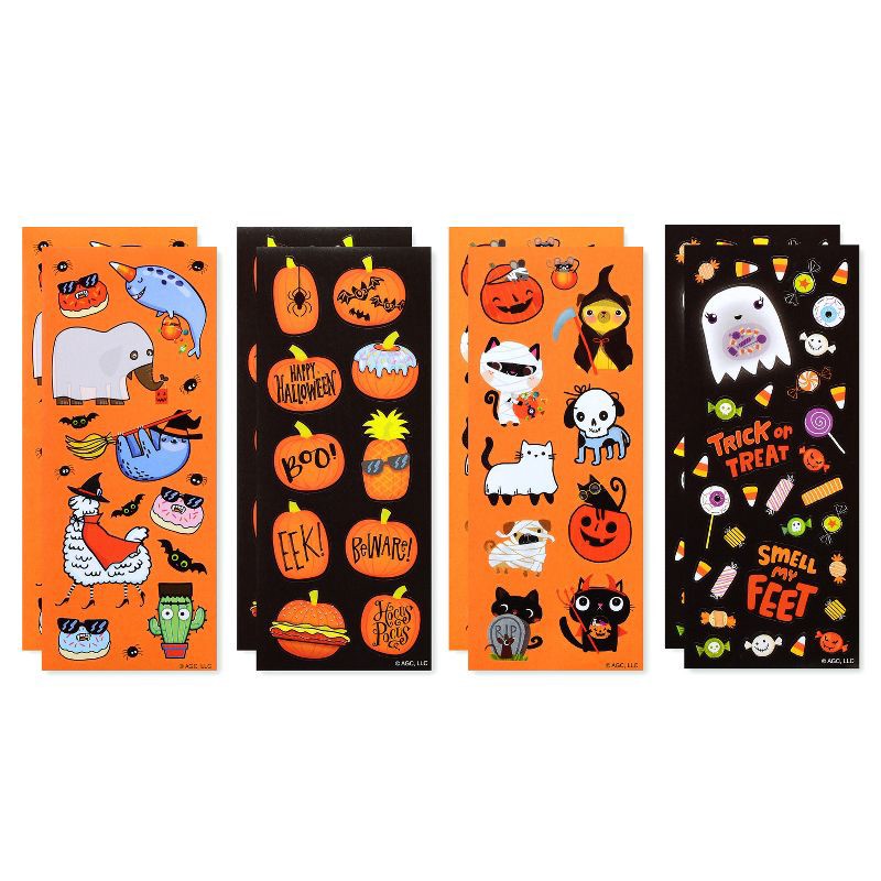 slide 2 of 5, Carlton Cards 140ct Halloween 'Halloween Icons' Stickers, 140 ct