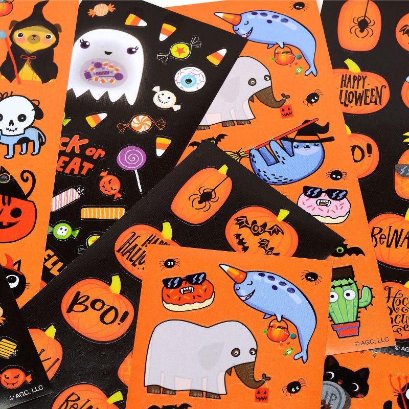 slide 3 of 5, Carlton Cards 140ct Halloween 'Halloween Icons' Stickers, 140 ct