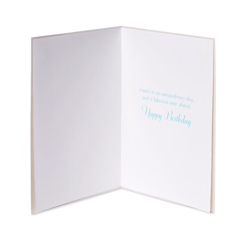 slide 2 of 5, PAPYRUS Birthday Card Fabulous Year Ahead Balloons Includes Envelope, 1 ct