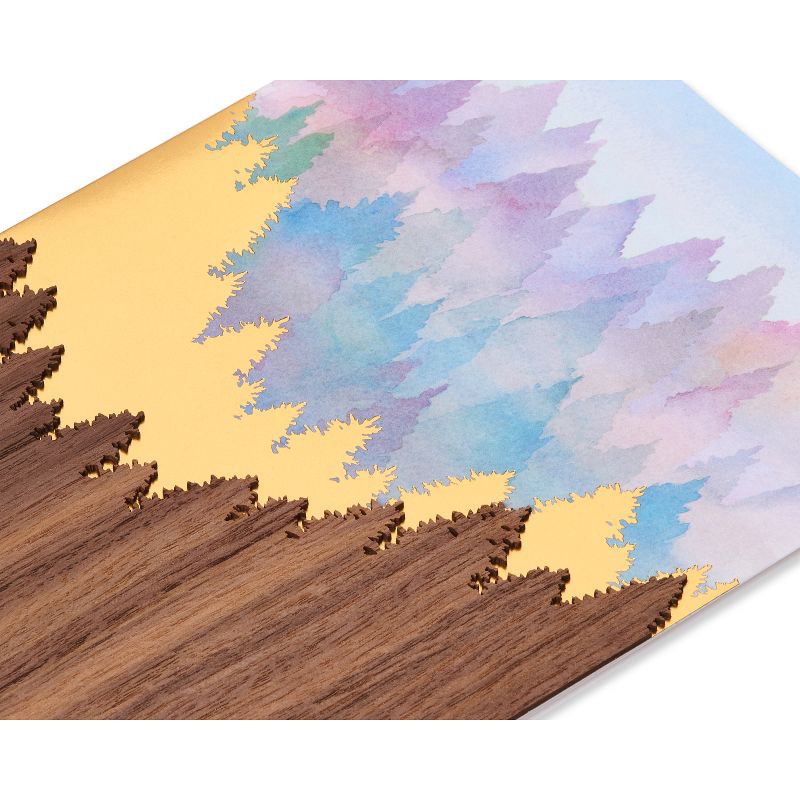 slide 5 of 5, PAPYRUS Blank Thinking of You Card Scenic Mountain Includes Envelope, 1 ct