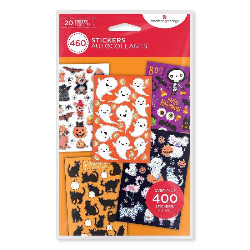slide 4 of 4, American Greetings 460ct Halloween Sticker Variety Pack, 460 ct