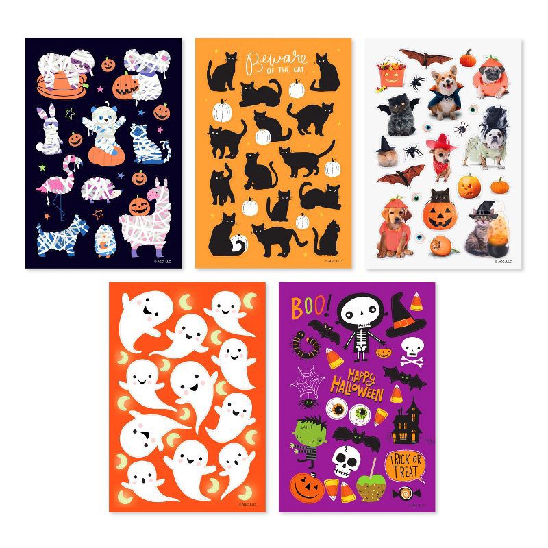 slide 1 of 4, American Greetings 460ct Halloween Sticker Variety Pack, 460 ct