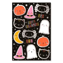 American Greetings 28ct Halloween Sticker Sheets Festive Halloween Icons