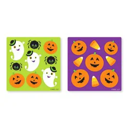 American Greetings 325ct Halloween Stickers Treat Packs Ghost and Pumpkin