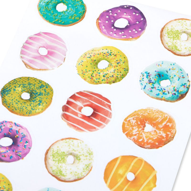 slide 3 of 5, American Greetings 30ct 2 Sheets Scratch and Sniff Donut Scented Stickers For Kids' Donuts, 30 ct, 2 sheets
