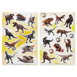 American Greetings Jurassic Park 72ct 6 Sheets Stickers For Kids' Dino Designs