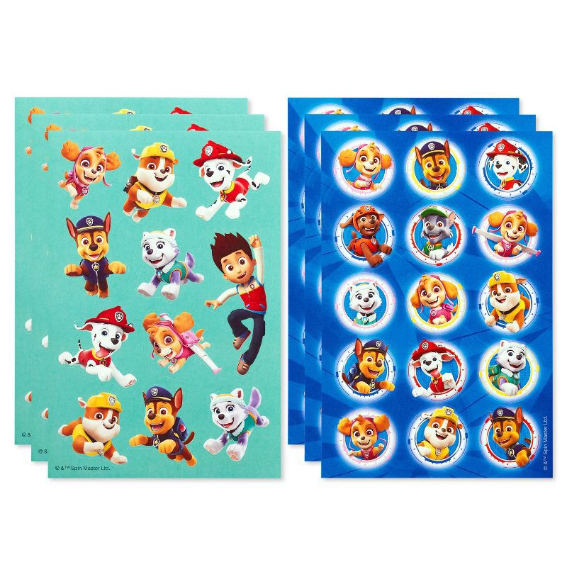 slide 2 of 5, American Greetings Paw Patrol 78ct 6 Sheets Stickers For Kids' Adventure City, 78 ct, 6 sheets
