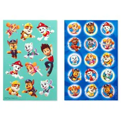 American Greetings Paw Patrol 78ct 6 Sheets Stickers For Kids' Adventure City