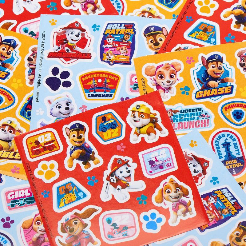 slide 3 of 5, American Greetings Paw Patrol 104ct 10 Sheets Stickers For Kids' Paw Patrol Characters, 104 ct, 10 sheets