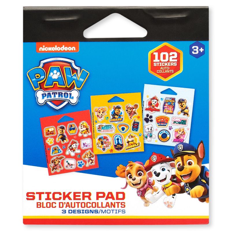 slide 5 of 5, American Greetings Paw Patrol 104ct 10 Sheets Stickers For Kids' Paw Patrol Characters, 104 ct, 10 sheets
