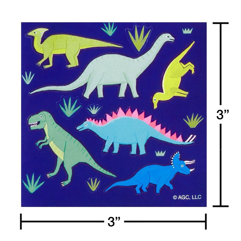 slide 4 of 5, American Greetings 156ct 12 Sheets Mini Sticker Book For Kids' Dinosaurs, 156 ct, 12 sheets