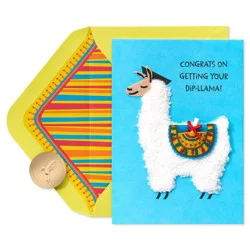 Funny Graduation Card (Funny Llama) - Papyrus
