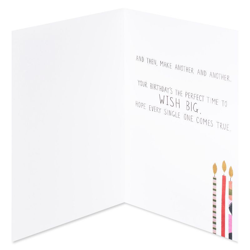 slide 5 of 5, Carlton Cards Birthday Card 'Make A Wish', 1 ct