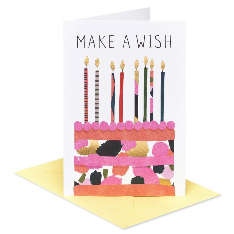 slide 1 of 5, Carlton Cards Birthday Card 'Make A Wish', 1 ct