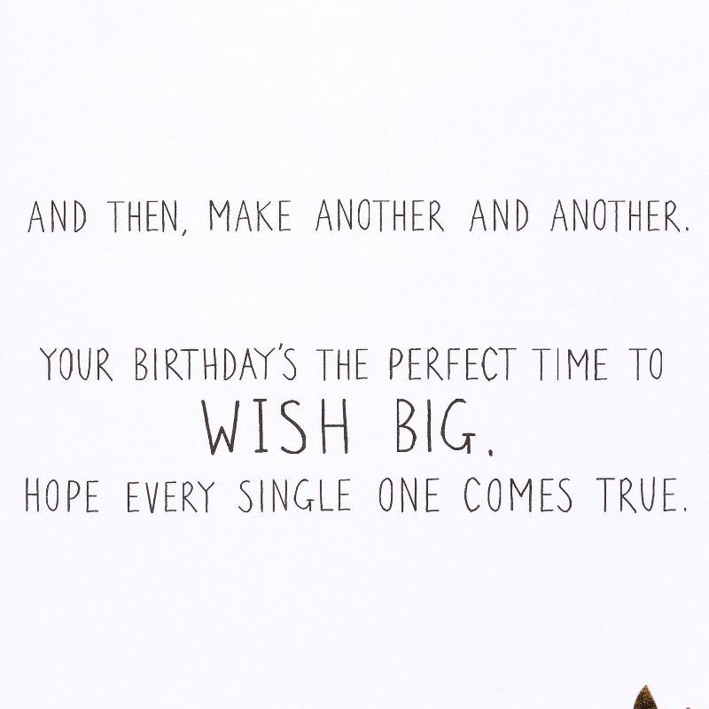 slide 3 of 5, Carlton Cards Birthday Card 'Make A Wish', 1 ct