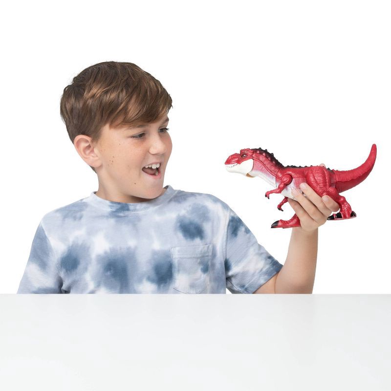 slide 6 of 8, Robo Alive Dino Wars - Series 1 Combo Pack T-Rex & Pterodactyl: Plastic Animal Figures Set, 1 ct