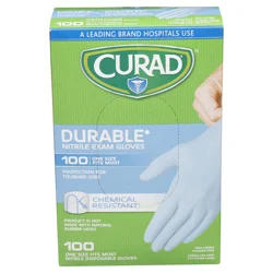 Curad Exam Glove Blue Nitrile