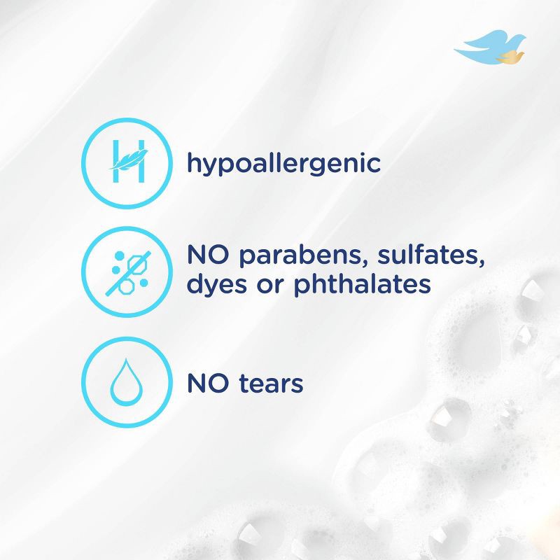 slide 9 of 11, Baby Dove Rich Moisture Baby Wash & Shampoo, Hypoallergenic and Tear-Free - 34 fl oz, 34 fl oz