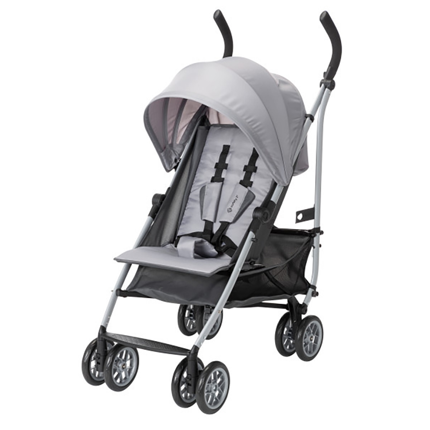 slide 1 of 2, Safety 1ˢᵗ Strollerette Compact Stroller, Mercury, 14 lb