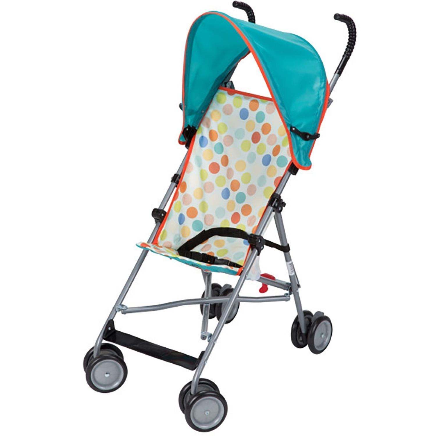 slide 2 of 3, Cosco Kids Umbrella Stroller With Canopy Dots, 1 ct