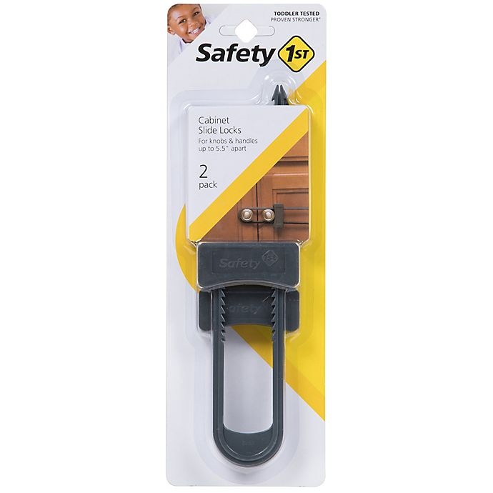 slide 3 of 3, Safety 1st Cabinet Slide Lock, 2 ct