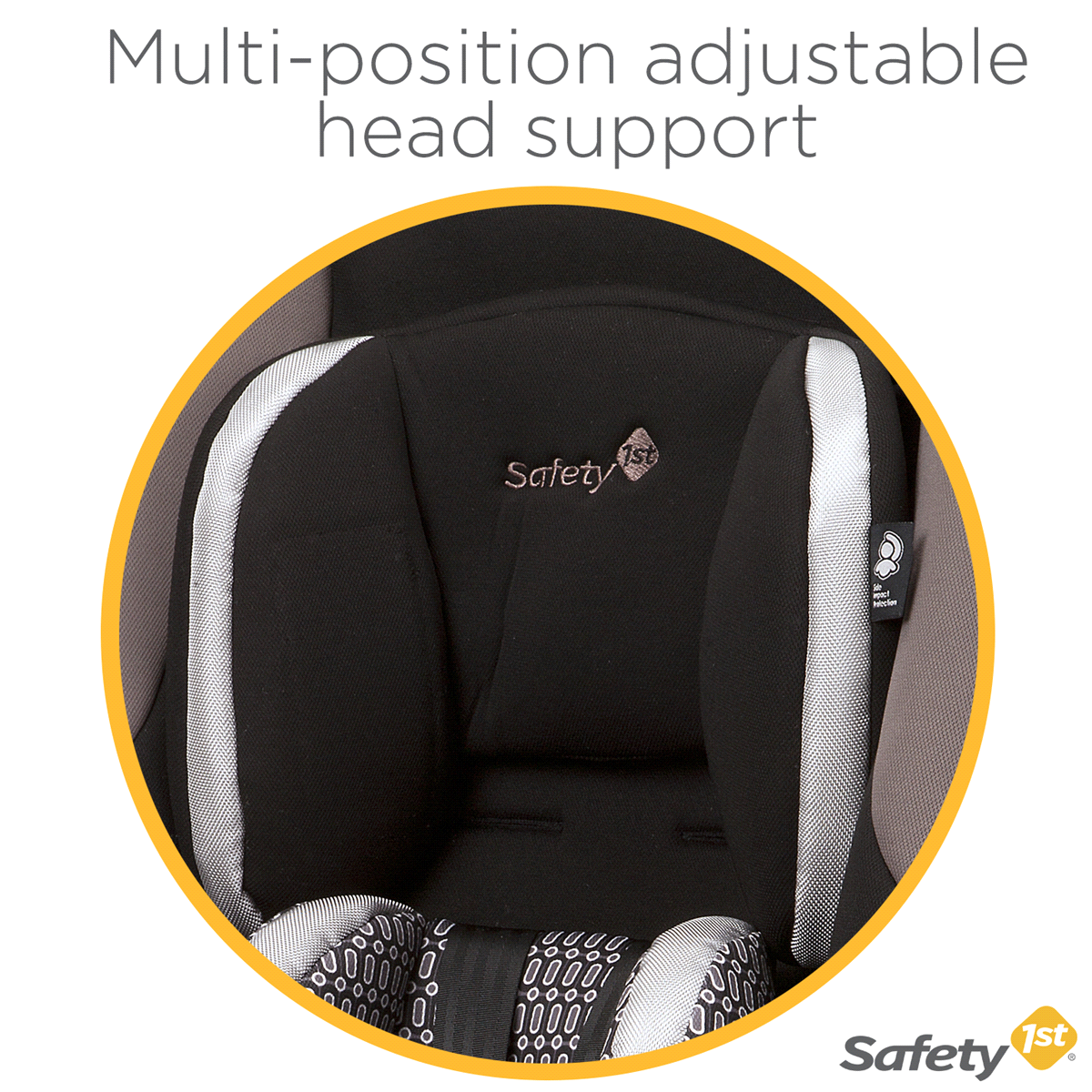 slide 4 of 5, Safety 1St Guide 65 Convertible Car Seat - Gray/White, 1 ct
