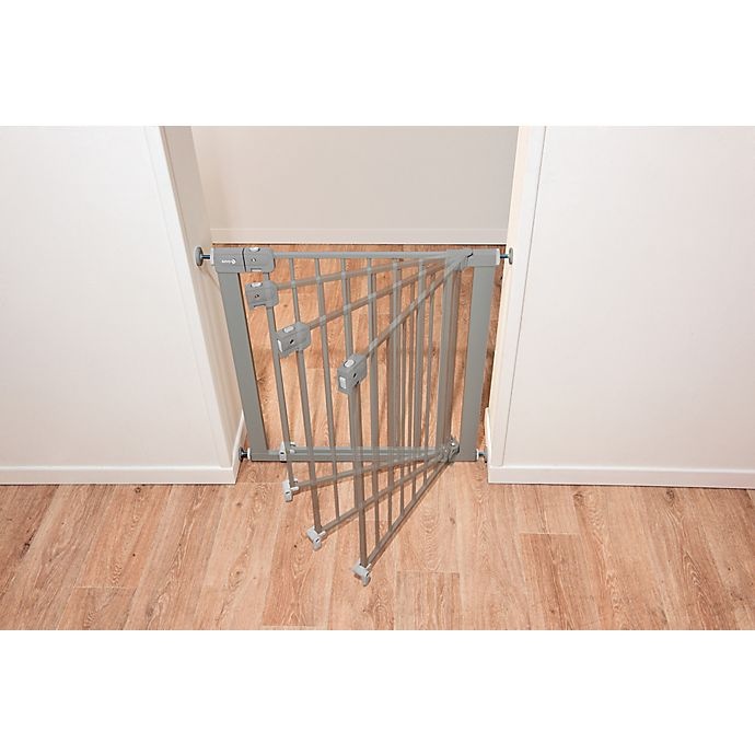 slide 9 of 13, Safety 1st Tension Mount Auto-Close Safety Gate - Grey, 1 ct