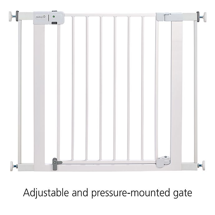 slide 11 of 13, Safety 1st Tension Mount Auto-Close Safety Gate - Grey, 1 ct