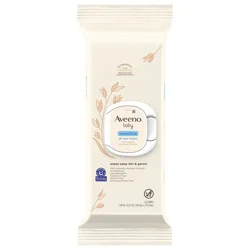Aveeno Baby Sensitive All Over Wipes with Aloe & Natural Oat Extract for Face, Bottom, Hands & Body, pH-Balanced, Hypoallergenic, Fragrance-, Phenoxyethanol- & Alcohol-Free, 64 ct