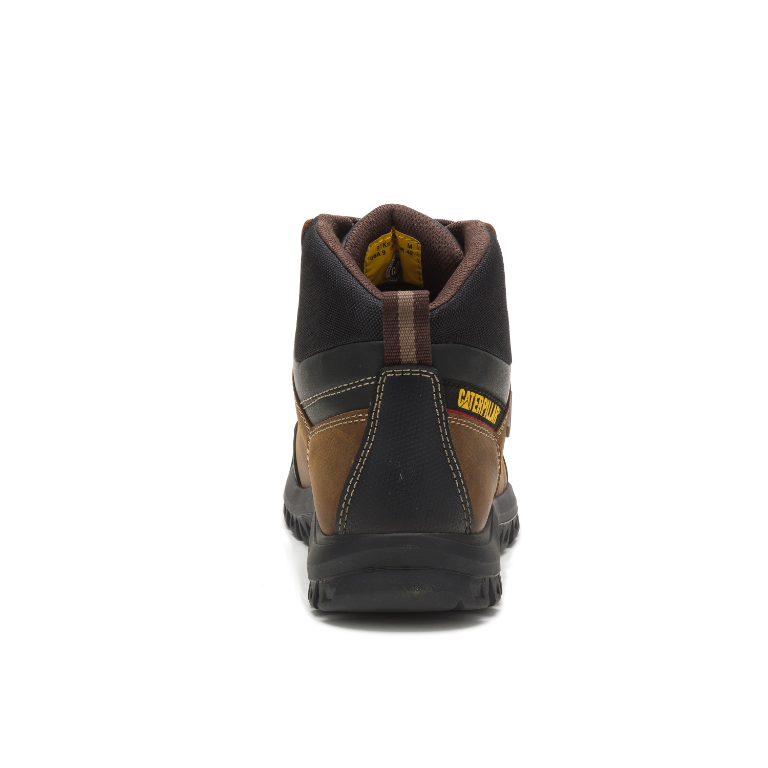 slide 2 of 6, Caterpillar CAT THRESHOLD MEN's WATERPROOF STEEL TOE WORK BOOT, REAL BROWN, 9.5M, 1 ct