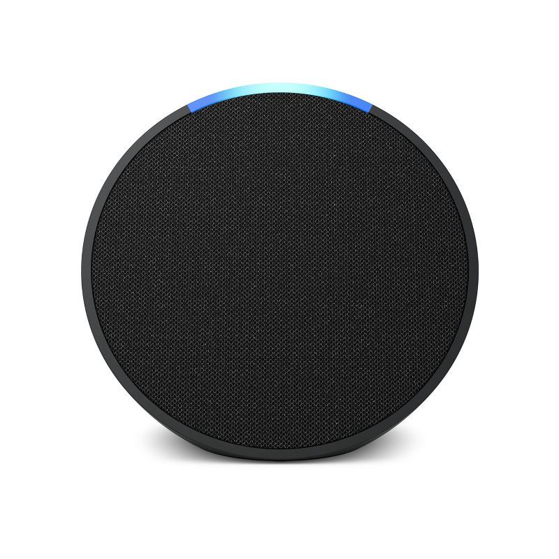 slide 1 of 7, Amazon Echo Pop (1st Gen, 2023 Release) Full sound Compact Smart Speaker with Alexa - Charcoal, 1 ct