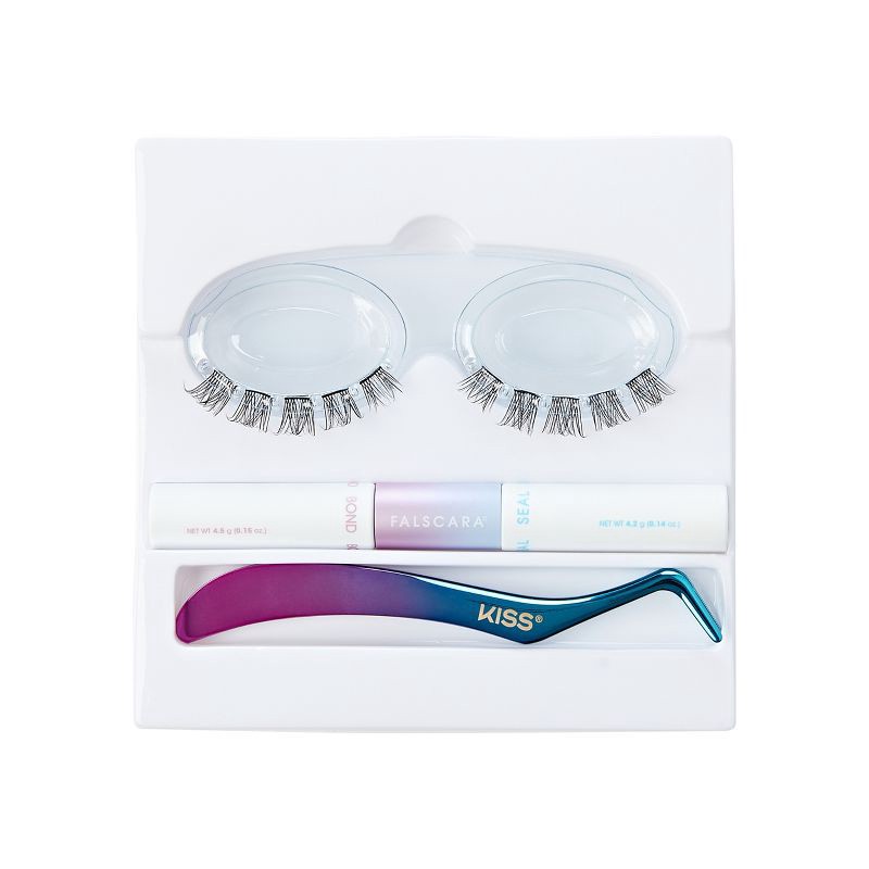 slide 9 of 13, KISS Products Falscara Eyelash Starter Kit - Lengthening Wisps - 36ct, 36 ct
