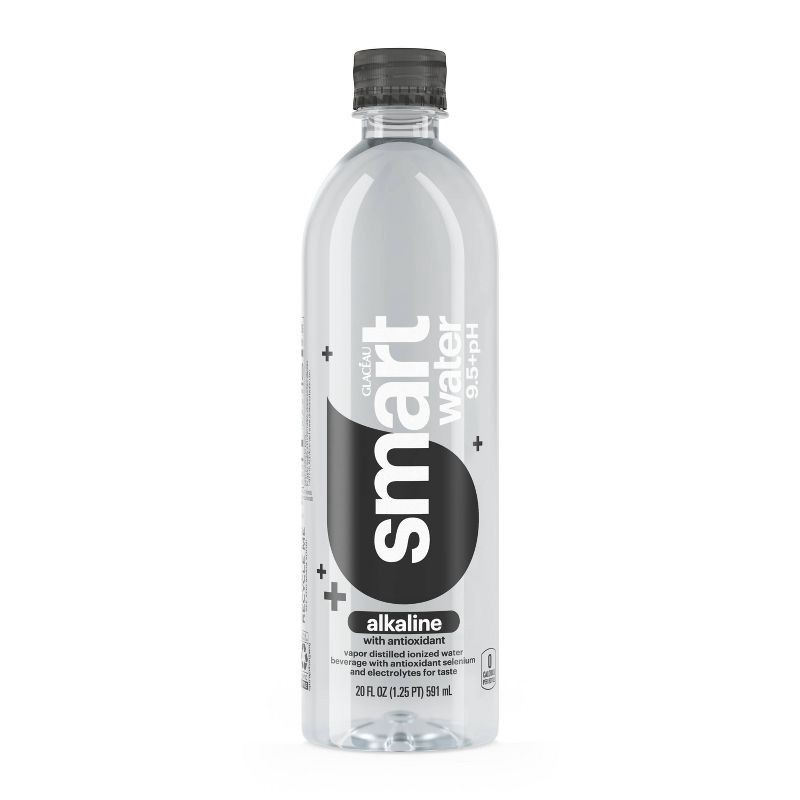 slide 1 of 8, smartwater Alkaline + Antioxidant Water - 20 fl oz Bottle, 20 fl oz