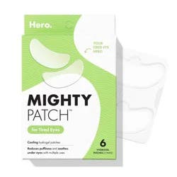 Hero Cosmetics Hero Mighty Patch for Tired Eyes - 6ct: Fragrance-Free, Brightening, For Normal Skin