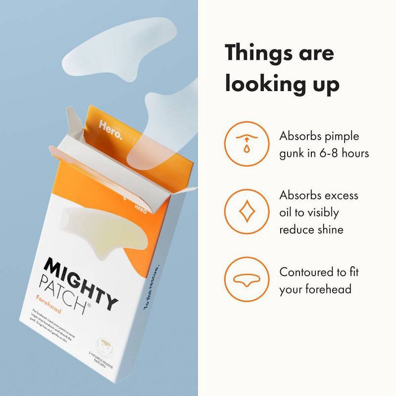 slide 5 of 7, Hero Cosmetics Hero Mighty Patch Forehead - 5ct, 5 ct