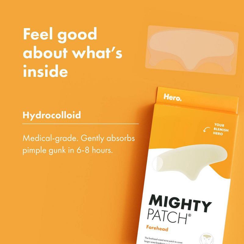 slide 7 of 7, Hero Cosmetics Hero Mighty Patch Forehead - 5ct, 5 ct