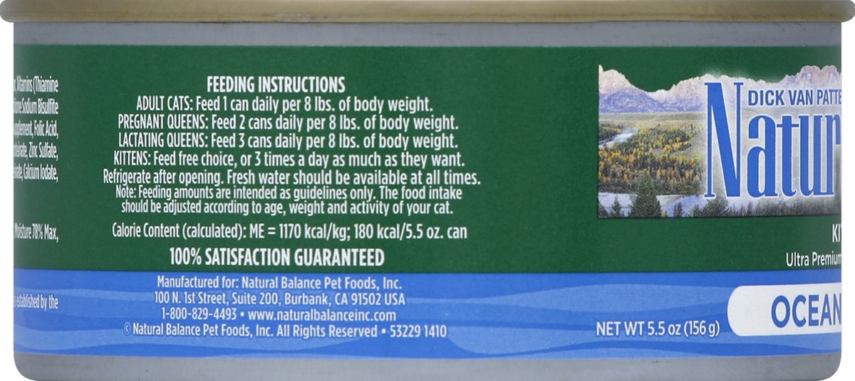 slide 4 of 6, Natural Balance Cat Food 5.5 oz, 5.5 oz