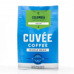 Cuvee Coffee Colombia Single Origin Medium Roast Whole Bean Coffee - 12oz
