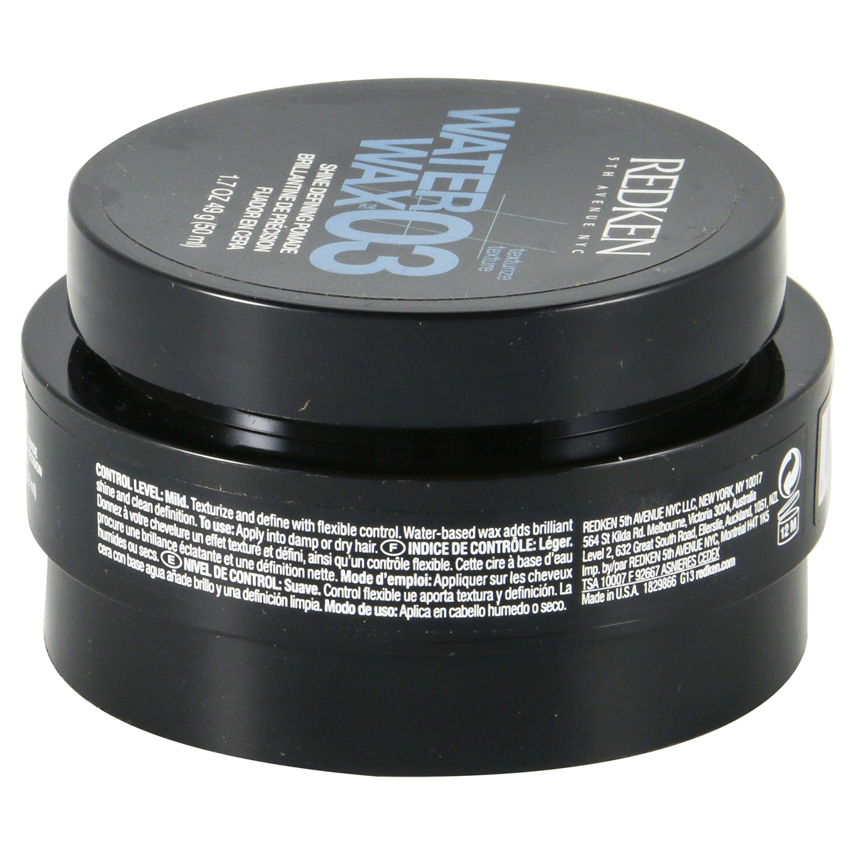 slide 3 of 4, Redken Water Wax 03 Shine Define Pomade, 1.7 oz