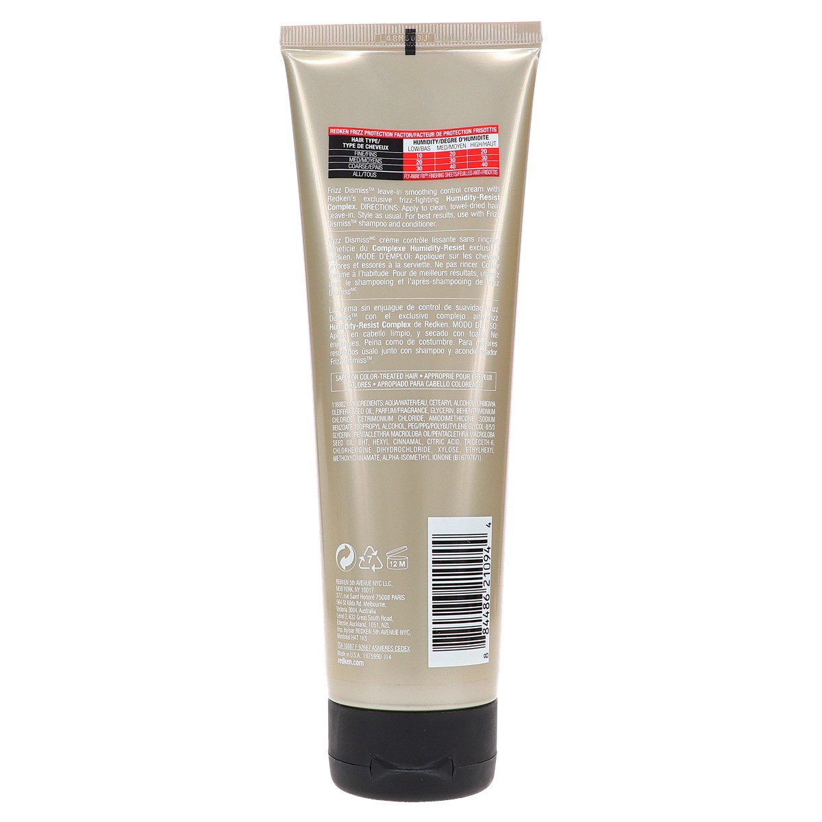 slide 2 of 2, Redken Frizz Dismiss Rebel Tame Heat Protective Leave-In Cream, 8.5 fl oz