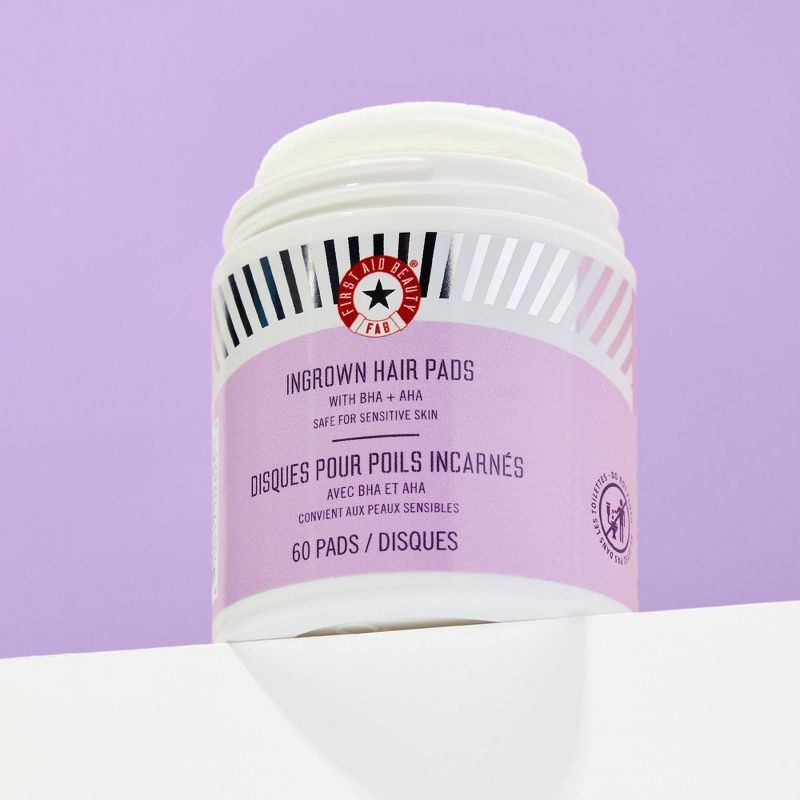 slide 3 of 9, FIRST AID BEAUTY Ingrown Hair Pads - 60ct - Ulta Beauty, 60 ct