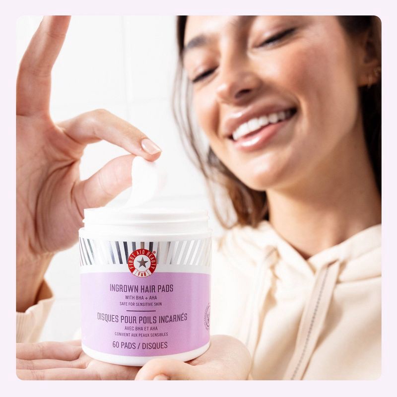 slide 9 of 9, FIRST AID BEAUTY Ingrown Hair Pads - 60ct - Ulta Beauty, 60 ct